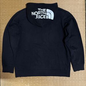 THE NORTH FACE 胸&フードロゴ刺繍 スウェット ZIP パーカー 黒M レア ノースフェイス