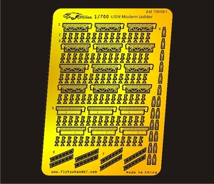 FH700084 1/700 WWII アメリカ海軍 艦艇用舷側ラッタル エッチングパーツ