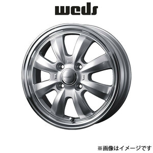 ウェッズ グラフト 8S アルミホイール 1本 シフォン LA600系 15インチ シルバー/リムポリッシュ 0040909 WEDS GYRAFT 8S