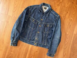 サイズ44! 60s Lee 101J デニムジャケット USA製 ビンテージ ☆ 40s 50s levis 501 505 70505 506 101z 91-j 91-b gジャン 黒タグ ブラック