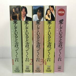 愛していると言ってくれ 全4巻（12話）＋SPECIAL TBS ドラマ VHS ビデオテープ 豊川悦司 常盤貴子 岡田浩暉 鈴木蘭々 矢田亜希子