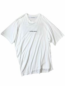 (D) JULIUS ユリウス 22SS 767CUM5 アシンメトリー プリント Tシャツ 2 ホワイト カットソー (ma)