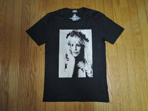 美中古 HYSTERIC GLAMOUR ヒステリックグラマー Tシャツ S 黒 ガール フォト カットソー コートニーラブ /