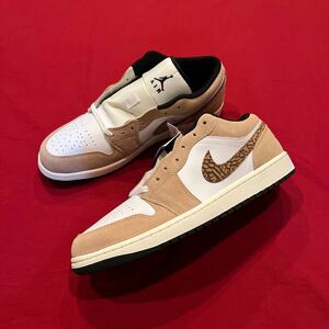 定価17,050円　31㎝　NIKE　ナイキ　AIR JORDAN 1 LOW SE　エアジョーダン1 ロー　新品　スニーカー　atmos　エレファント　DZ4130 