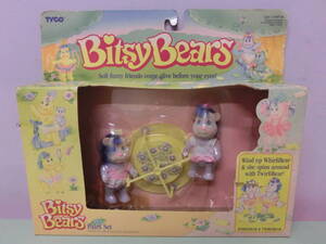 1991年 Bitsy Bears ビッツィーベア TYCO くま フィギュア ペア ビンテージ◆USAファンシー ケアベア マイリトルポニー Care Bears Vintage