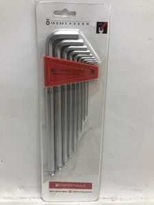 【未使用品】PB SWISS TOOLS 212LH-10CN ボール付ロング六角棒レンチセット /ITHO2I89YNHC