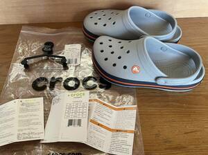 クロックス クロックバンド クロッグ　CROCS CROCBAND CLOG グレー　22㎝　US M4/W6　未使用　正規品