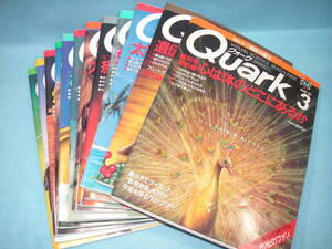 【クォーク１２冊】Quark 1994/4月～1995/3月　サイエンスマガジン　太平洋を渡った縄文人・古代史の空白を解く・最新睡眠学・気象予報士等