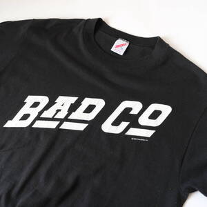 80s【 BAD COMPANY 】バッド・カンパニー バンド Tシャツ / ブラック 黒 / XL / ビンテージ ロックT ツアーT BAD CO 1988年