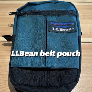 LLBean belt pouch エルエルビーン ウエストポーチ 緑 ベルトポーチ ボディバッグ