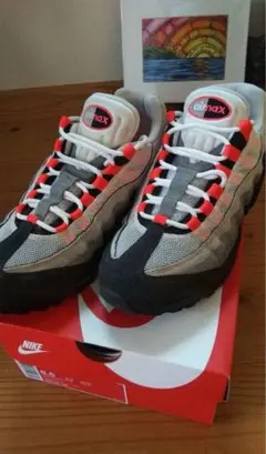 【値下げ中】NIKE エアマックス95 （ソーラーレッド）