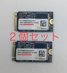 Phison製 SSD M.2 2242 16GB ２個セット 新品/バルク品　ネコポス配送