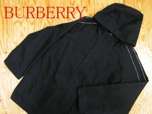 ★バーバリー Burberry★キッズ フーディジップジャケット 裏ノバチェック ブラック★R60616017A