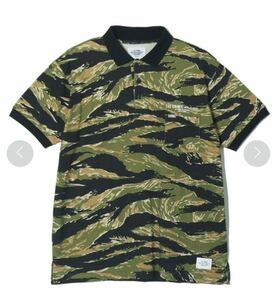 新品★半額★クライミー CRIMIE★TIGER CAMO POLO SHIRT★タイガーカモ ポロシャツ L★迷彩