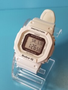 04 BABY-G BGD-5000-7JF 　電波ソーラー　稼働良品 　ホワイト　　 CASIO　(検索キー　ジャンク セット まとめ 同梱)　