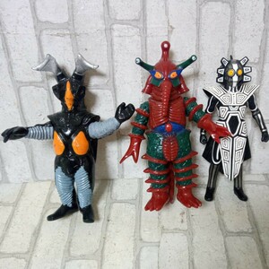 ★昭和レトロ★当時物★バンダイ★日本製★ヒッポリト星人★ギギ★ゼットン★ウルトラマンセブン★ウルトラ怪獣★ソフビ★フィギュア★