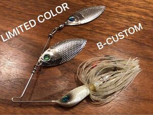 U★超美品★deps デプス B-CUSTOM(5/8oz.DW) Bカスタム(5/8オンス) ビーカスタム”限定カラー“「パールグリッター」スピナーベイト