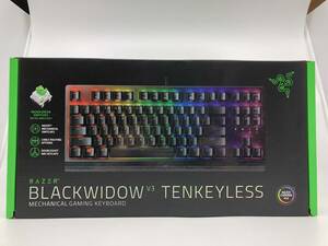 未開封 RAZER BLACKWIDOW V3 TENKEYLESS レイザー メカニカル ゲーミング キーボード RZ03-03491400-R3J1-N テンキーレス 日本語配列 緑軸