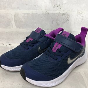 NIKE ナイキ STAR RUNNER 3 PSV キッズ 子供 スニーカー DA2777-404 SIZE: 17cm ネイビー/パープル KU632024092207