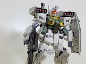 【送料無料】プレミアバンダイ限定 ガンダムUC HG 1/144 RGM-86R GMⅢ(ユニコーンデザートカラーVer.)　塗装済完成品 