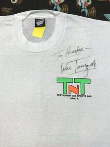 TNT Restaurant and Sportsbar Tシャツ　スポーツバー　レストラン　イリノイ州　アメリカ　ビンテージ　古着　アメカジ