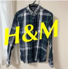 H&M メンズ　チェックシャツ