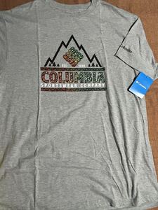 【同梱不可！】Columbia/コロンビア Tシャツ XL グレー