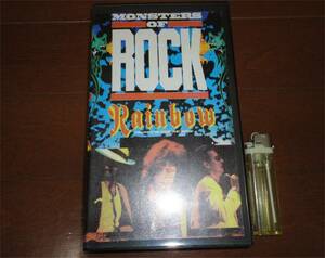 ▼MONSTERS OF ROCK Rainbow ビデオ VHS リッチー・ブラックモア ハードロック ヘビメタ