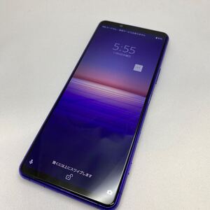 840 Xperia 5 II 128GB SO-52A パープル 中古スマホ 訳あり ジャンク SIMフリー au docomo