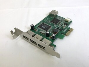 1円スタート StarTech.com PCI Expresカード USB 2.0 4ポート 増設 ロープロファイル対応 外部ポートx3 内部ポートx1 PEXUSB4DP A10649