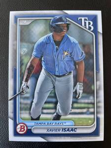 TOPPS 2024 Bowman Baseball #BP-133 XAVIER ISAAC ゼビアー・アイザック Tampa Bay RAYS タンパベイ・レイズ