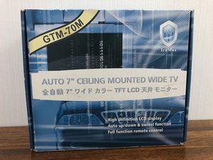 【I-393】〇 新品・未使用 〇 GTM-70M / 7インチ 〇 全自動ワイドカラー天井モニター 〇 TFT LCD ディスプレイ 〇