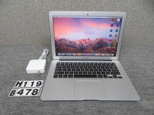 MacBook Air A1466◆ macOS ◆CS6＆Office付き ◆ 13.3型◆高性能 Core i5 / 4GB / 高速SSD 256GB 