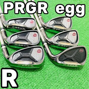 7935 PRGR egg 2013 プロギア エッグ 右利き アイアン6本セット M-37 フレックスR 6.7.8.9.P.A 送料無料 匿名配送