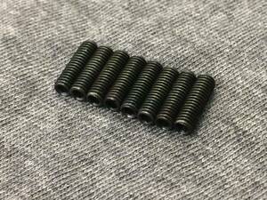 SMC Saddle Height Screws Black Set For Bass(8)/弦高イモネジ ベース用 黒 M3(10mm×8）日本全国送料無料！