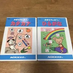 おぼえちゃおう dvd カタカナ　ひらがな　ニック映像　nikk フラッシュ