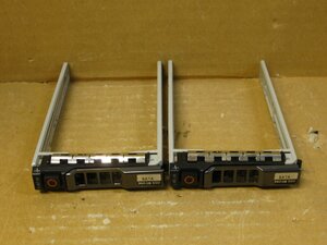 ▽DELL CN-0NTPP3 2.5インチHDDマウンター 2個 中古 トレイキャディー PowerEdge R330/R430 他