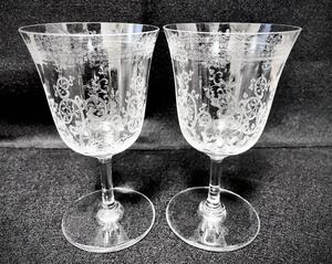 【希少】Baccarat バカラ ラファイエット ワイングラス 2客セット 高さ14.8cm