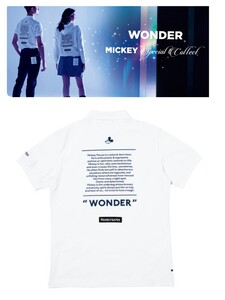 ‡新品国内正規サイズ5　PEARLY GATES パーリーゲイツ　　WONDER / MICKEY　ディズニー100周年シャツ