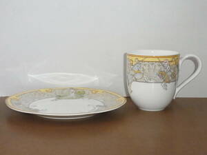 ◎ Noritake Bone china LOLLYPOP　ノリタケ ボーンチャイナ ロリポップ　マグカップ&プレート皿 2点セット ◎