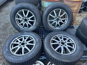 265/60R18 114H M+S ピレリ ICE ZERO TM R 社外品 18インチ 18x7.5J +63 130/5H スタッドレス 中古4本 2021年製 バリ山　ベンツG350