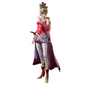 DISSIDIA FINAL FANTASY PLAY ARTS改 ティナ・ブランフォード PVC製 塗装済み可動フィギュア 展示品【中古】