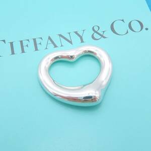 【送料無料】 未使用 Tiffany&Co. ティファニー オープン ハート シルバー ネックレス トップ SV925 RP7