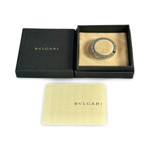 BVLGARI ブルガリ ダブルロゴ キーリング キーホルダー スターリングシルバー 正規品