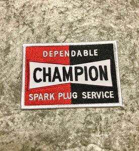 新品 CHAMPION SPARK PLUGS レーシング ワッペン チャンピオンスパークプラグ バイク ハーレーダビッドソン