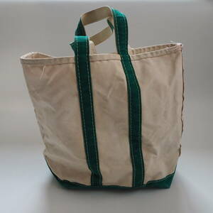 80s L.L.Bean エルエルビーン ２色ギザタグ トートバッグ トールサイズ　BOAT AND TOTE　 ヴィンテージ