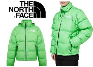 9万新品◆XXL◆THE NORTH FACE フード内蔵型ダウンジャケット レトロヌプシ 96 フィルパワー700『RETRO NUPTSE』クロロフィルグリーン 1円