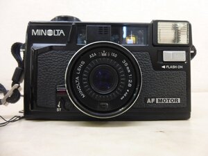 10892●ミノルタ MINOLTA HI-MATIC AF2-M フィルムカメラ ケース付き ジャンク品●