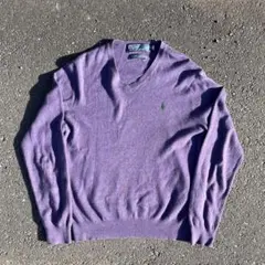 90s Polo by Ralph Lauren V-neck Vネック ニット