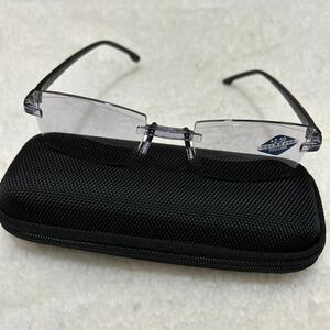 サングラス　老眼鏡　プラス2.50 パープル　オシャレ　軽量 